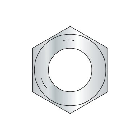 Newport Fasteners Hex Nut, 1-3/4"-5, Steel, Grade 5, Zinc Plated, 1-1/2 in Ht, 30 PK 733985